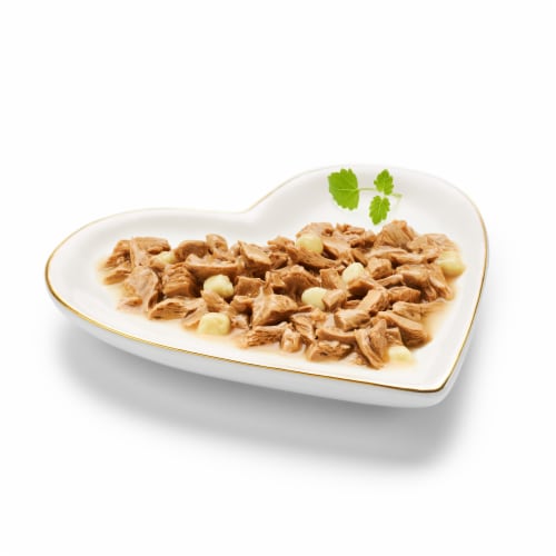 Purina Fancy Feast Delights Wet Cat Food Grilled Turkey & Cheddar Cheese Feast in Gravy Perspective: left