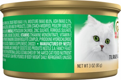 Fancy Feast® Grilled Turkey & Giblets Feast in Gravy Wet Cat Food Perspective: left