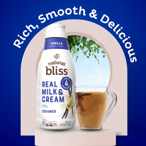 Coffee mate Natural Bliss Vanilla All Natural Liquid Coffee Creamer Perspective: left