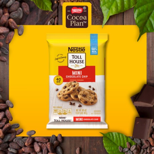 Nestle Toll House Mini Chocolate Chip Cookie Dough Perspective: left