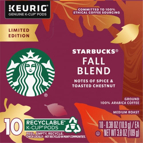 Starbucks® Fall Blend K-Cup® Coffee Pods Perspective: left