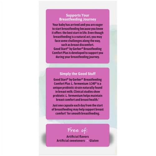 Gerber® Good Start® Breastfeeding Comfort Plus Supplement Perspective: left
