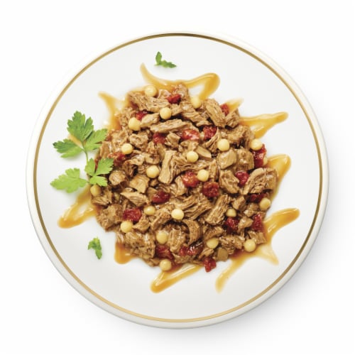 Purina Fancy Feast Medleys Wet Cat Food Beef Ragu Recipe in a Savory Sauce Perspective: left