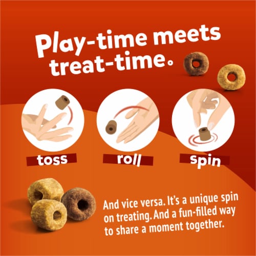 Purina Friskies Playfuls Cat Treats Chicken & Liver Flavor Perspective: left
