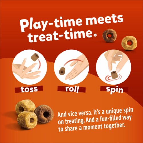 Purina Friskies Playfuls Cat Treats Chicken & Liver Flavor Perspective: left