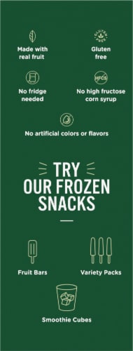 Outshine® Fruit & Yogurt Blueberry Pear Smoothie Pouch Perspective: left
