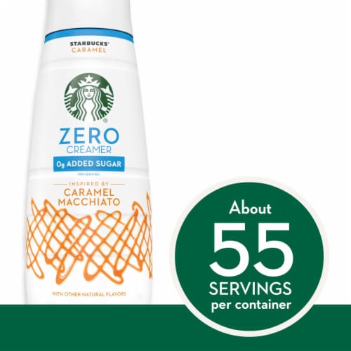 Starbucks® Sugar Free Caramel Macchiato Coffee Creamer Perspective: left