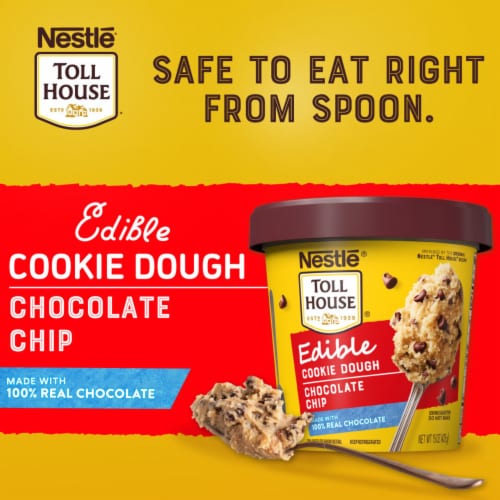 Nestle Toll House Chocolate Chip Edible Cookie Dough Perspective: left