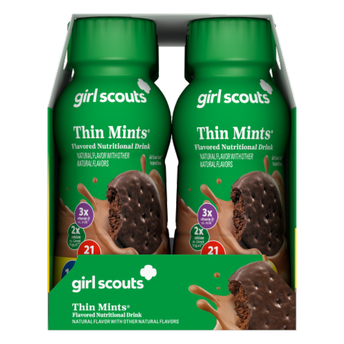 Carnation Breakfast Essentials® Girl Scouts Thin Mints® Instant Breakfast Drink Perspective: left