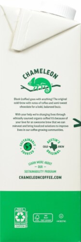 Chameleon Black Organic Cold Brew Coffee Concentrate Perspective: left