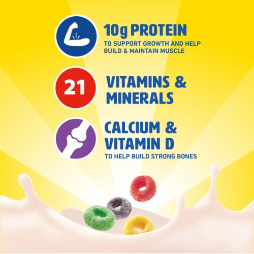 Carnation Breakfast Essentials® Fruit Loops™ Nutritional Drink Perspective: left