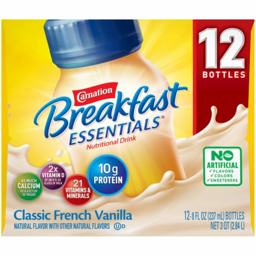 Carnation Breakfast Essentials® Vanilla Nutritional Drink Perspective: left