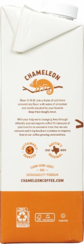 Chameleon Churro Organic Cold Brew Coffee Concentrate Perspective: left