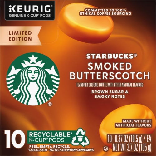 Starbucks® Smoked Butterscotch K-Cup® Coffee Pods Perspective: left