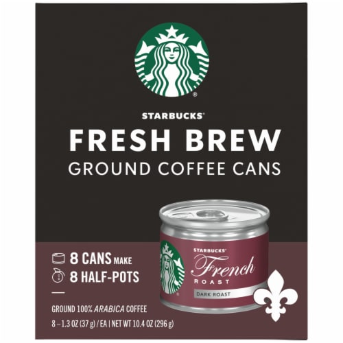 Starbucks® Fresh Brew French Roast Dark Roast Ground Coffee Perspective: left
