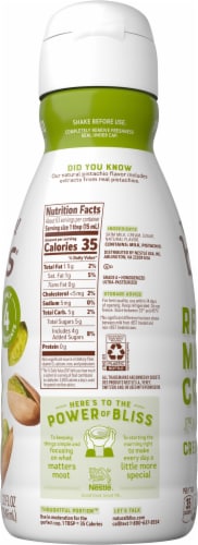Nestle® Coffee Mate® Natural Bliss® Pistachio Liquid Coffee Creamer Bottle Perspective: left