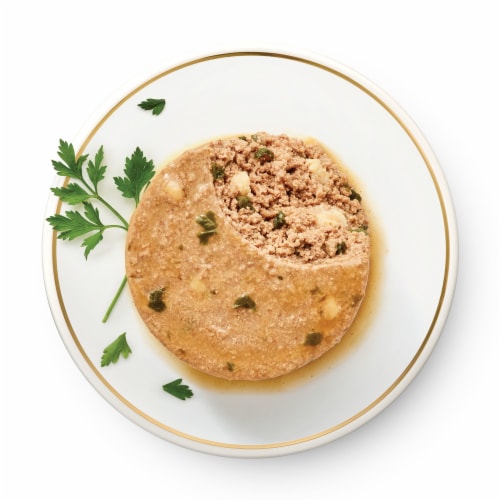 Fancy Feast Medleys White Meat Chicken Florentine with Cheese & Vegetables Pate Wet Cat Food Perspective: left