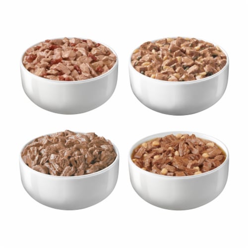 Purina Friskies Oceans of Delight Wet Cat Food Variety Pack Perspective: left