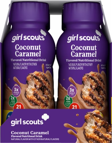 Carnation Breakfast Essentials® Girl Scouts Coconut Caramel Perspective: left