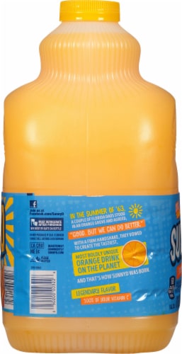 SUNNYD Smooth Orange Juice Drink Perspective: left