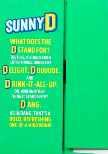 SunnyD® Watermelon Juice Pouches Perspective: left