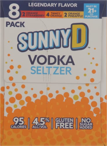 Sunny D Vodka Seltzer Variety Pack Perspective: left