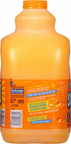 SUNNYD® Tangy Original Orange Juice Drink Perspective: left