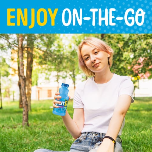 SUNNYD Blue Raspberry Juice Drink Perspective: left
