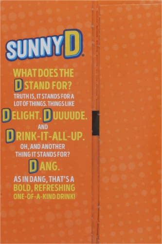 Sunny D® Tangy Original Pouches Perspective: left