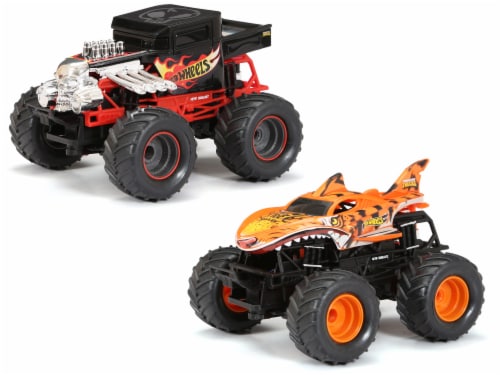 New Bright R/C Hot Wheels Monster Truck Twin Pack Perspective: left