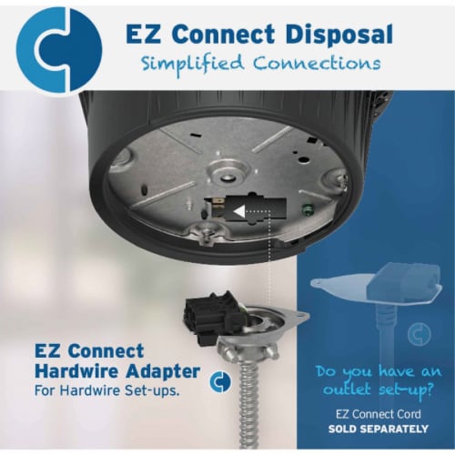 Insinkerator Evolution 1 HP Garbage Disposer, 10 Year Warranty Evolution 1 HP Perspective: left