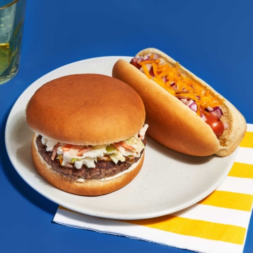 Ball Park White Hot Dog Buns Perspective: left