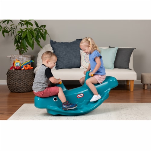 Little Tikes Classic Whale 3 Rider Teeter Totter Seesaw Toy with