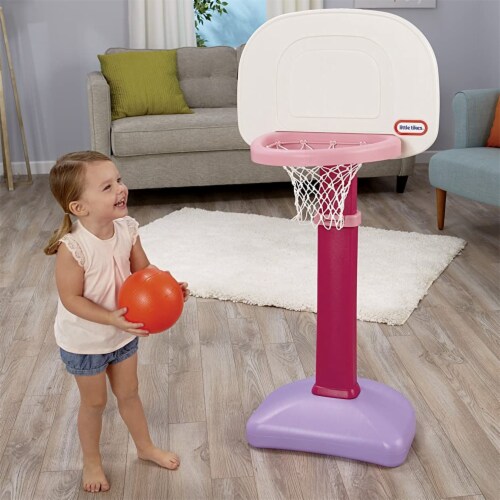 Little tikes basketball hoop pink outlet