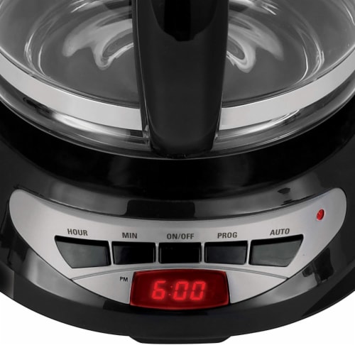 B&D 12-Cup Glass Carafe Drip Coffee Make Perspective: left