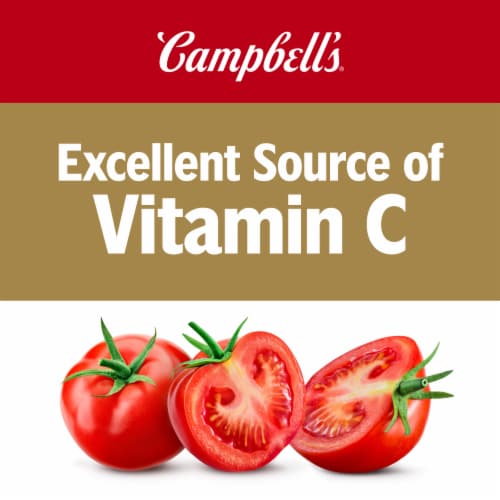 Campbell's® 100% Tomato Juice  Can Perspective: left