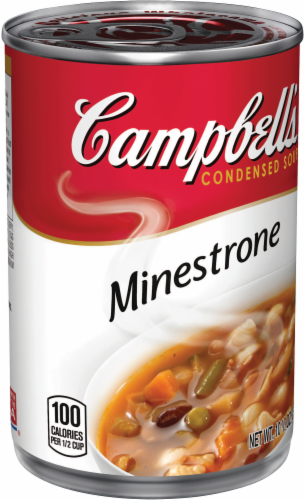 Campbell's Minestrone Condensed Soup Perspective: left