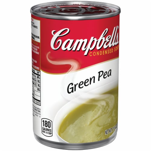 Campbell's Green Pea Condensed Soup Perspective: left