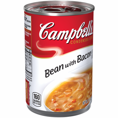 Campbell's Bean with Bacon Condensed Soup Perspective: left