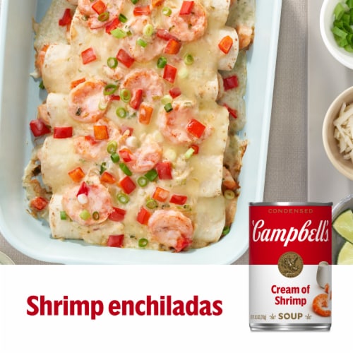 Campbell's® Cream of Shrimp Condensed Soup Perspective: left