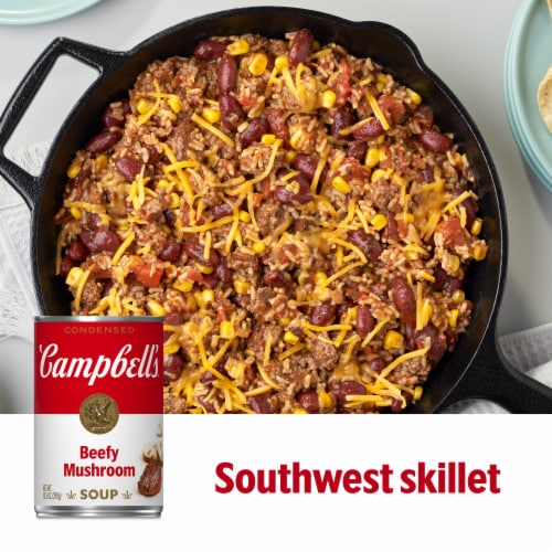 Campbell's® Condensed Beefy Mushroom Soup Perspective: left