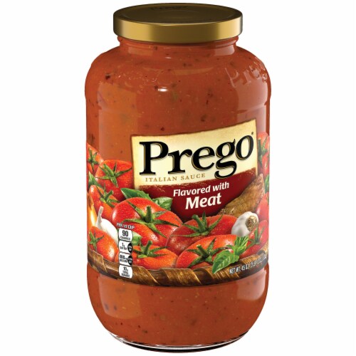 Prego Italian Meat Sauce Perspective: left