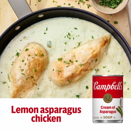 Campbell's® Cream of Asparagus Condensed Soup Perspective: left