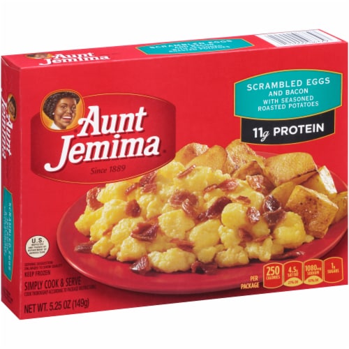 Aunt Jemima Eggs & Bacon Entree Perspective: left