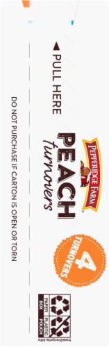 Pepperidge Farm Peach Turnovers Perspective: left