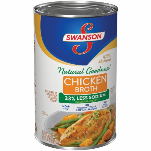 Swanson Natural Goodness Chicken Broth Perspective: left