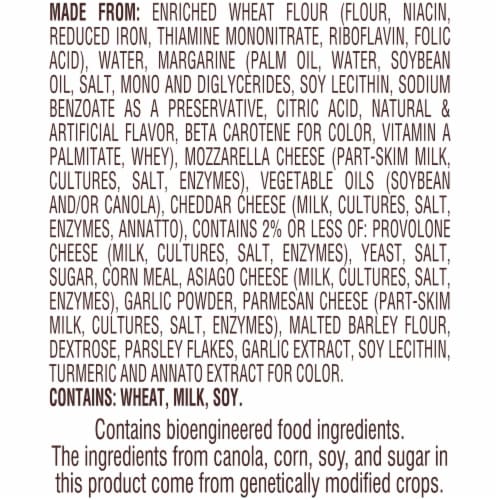 Pepperidge Farm Frozen 5 Cheese Garlic Bread Perspective: left