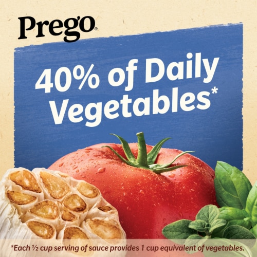 Prego® Italian Tomato Sauce with Roasted Garlic & Herbs Pasta Sauce Perspective: left