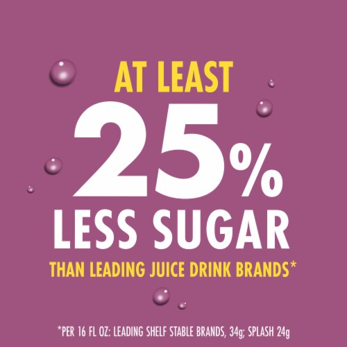 V8 Splash® Berry Blend Flavored Juice Beverage Perspective: left