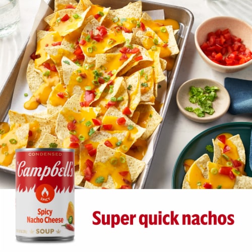 Campbell's Fiesta Nacho Cheese Condensed Soup Perspective: left